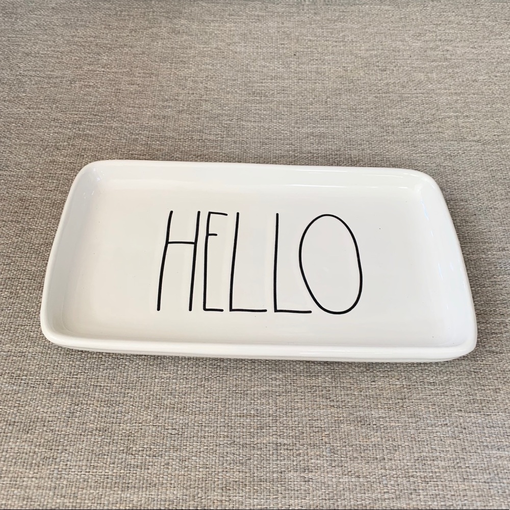 Rae Dunn hello platter